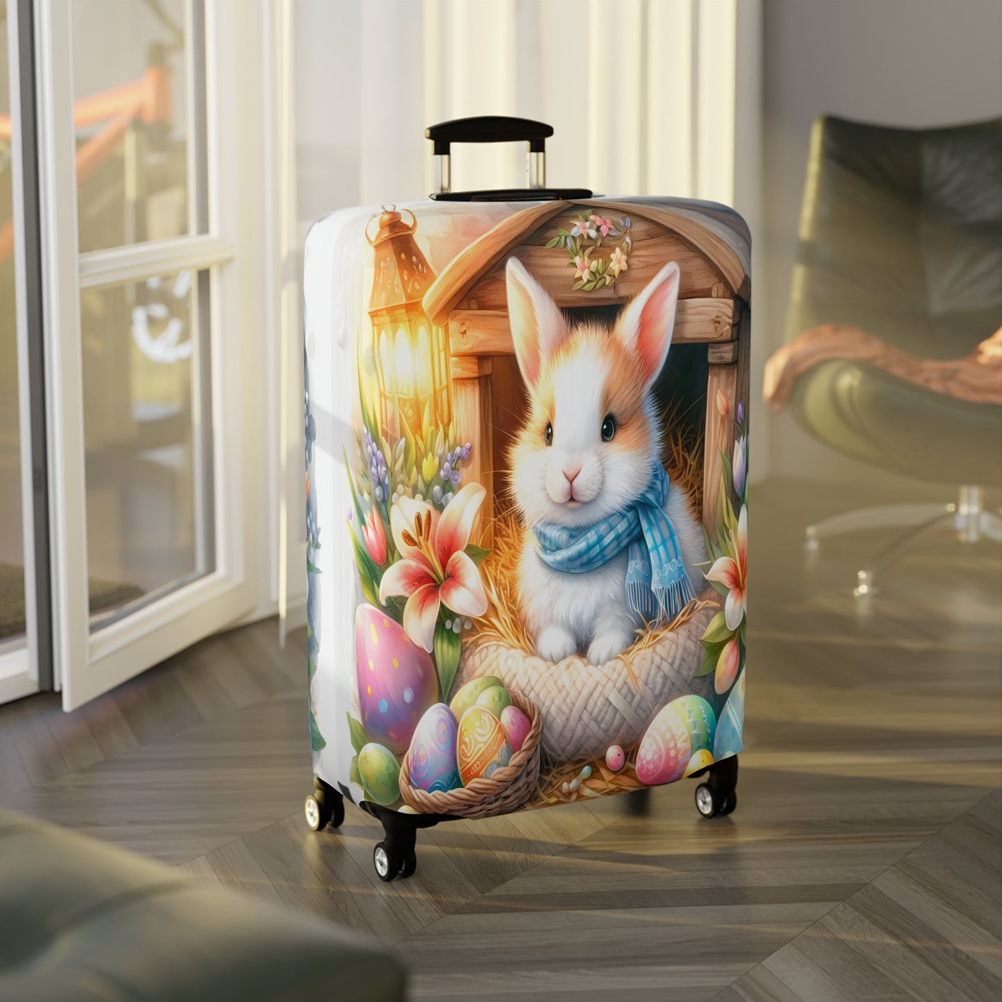 Luggage Cover, Easter, Rabbit, awd-1624