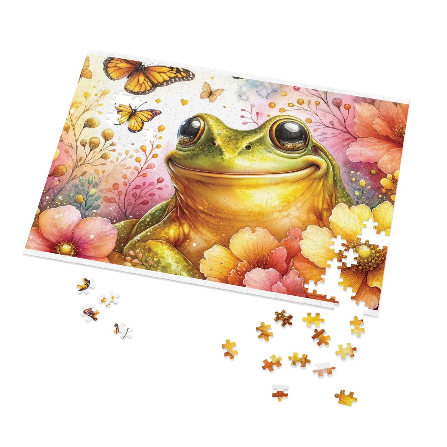 Jigsaw Puzzle, Frog, Personalised/Non-Personalised (30, 110, 252, 500,1000-Piece)