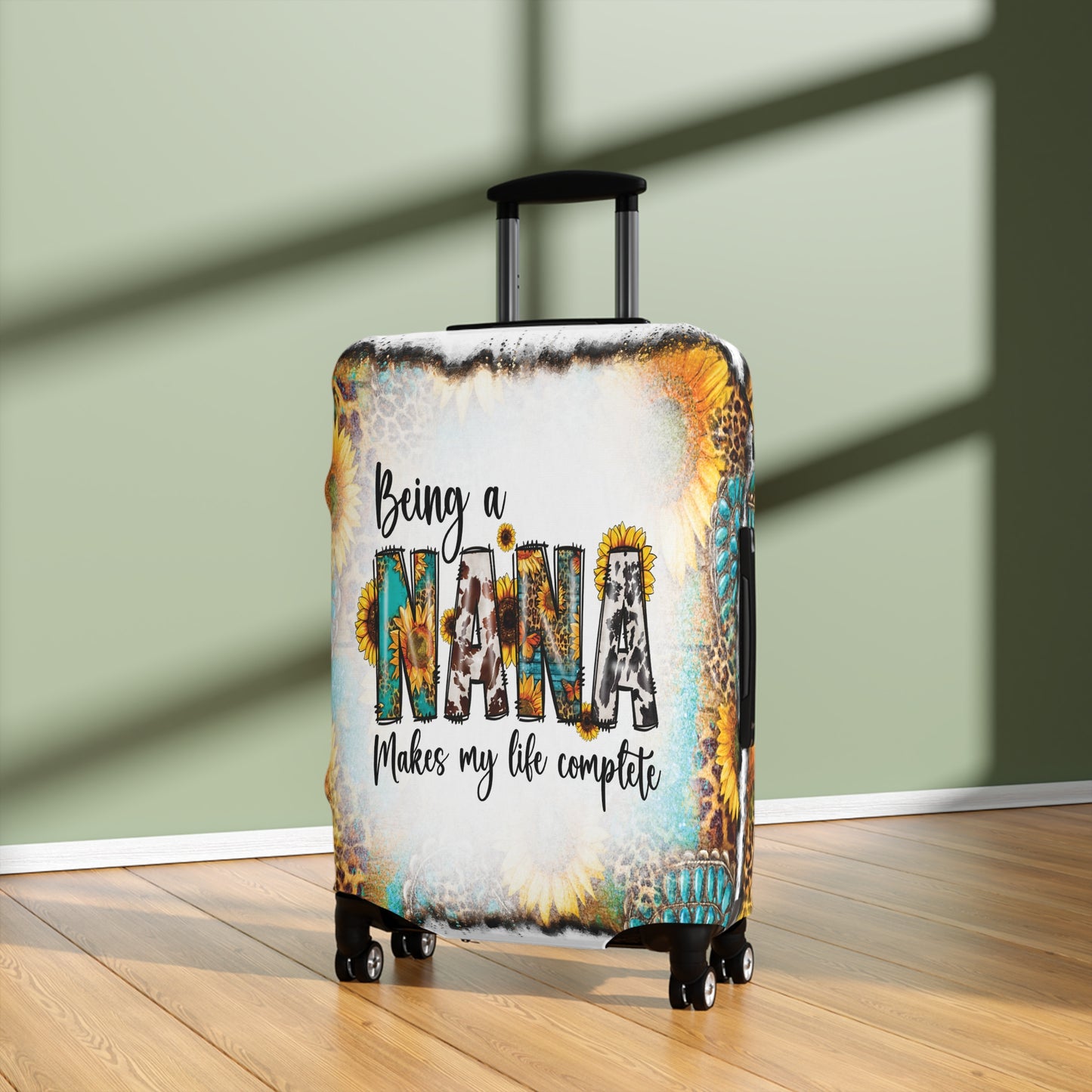 Luggage Cover, Country and Western, Being a Nana Makes my Life Complete, awd-1019