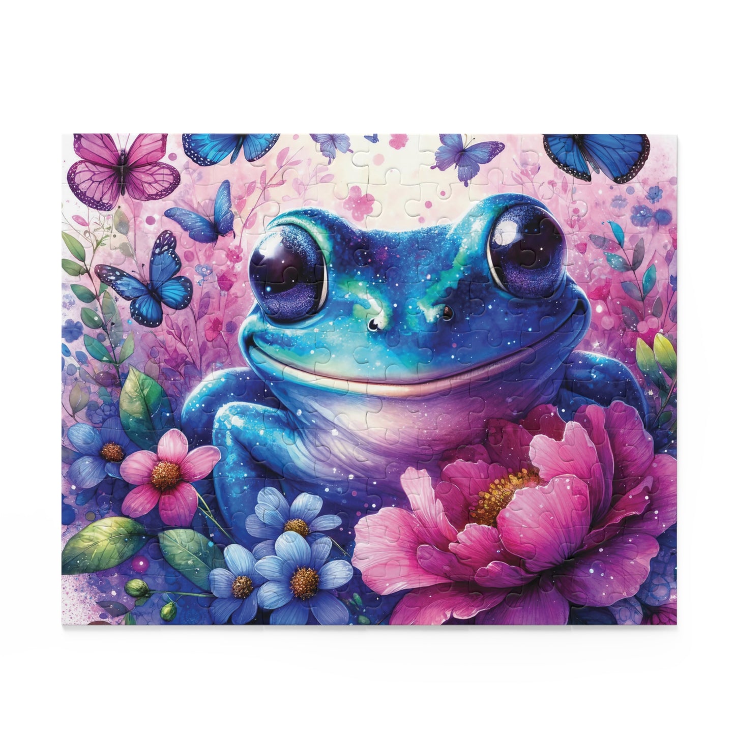 Personalised/Non-Personalised Puzzle, Frog (120, 252, 500-Piece)