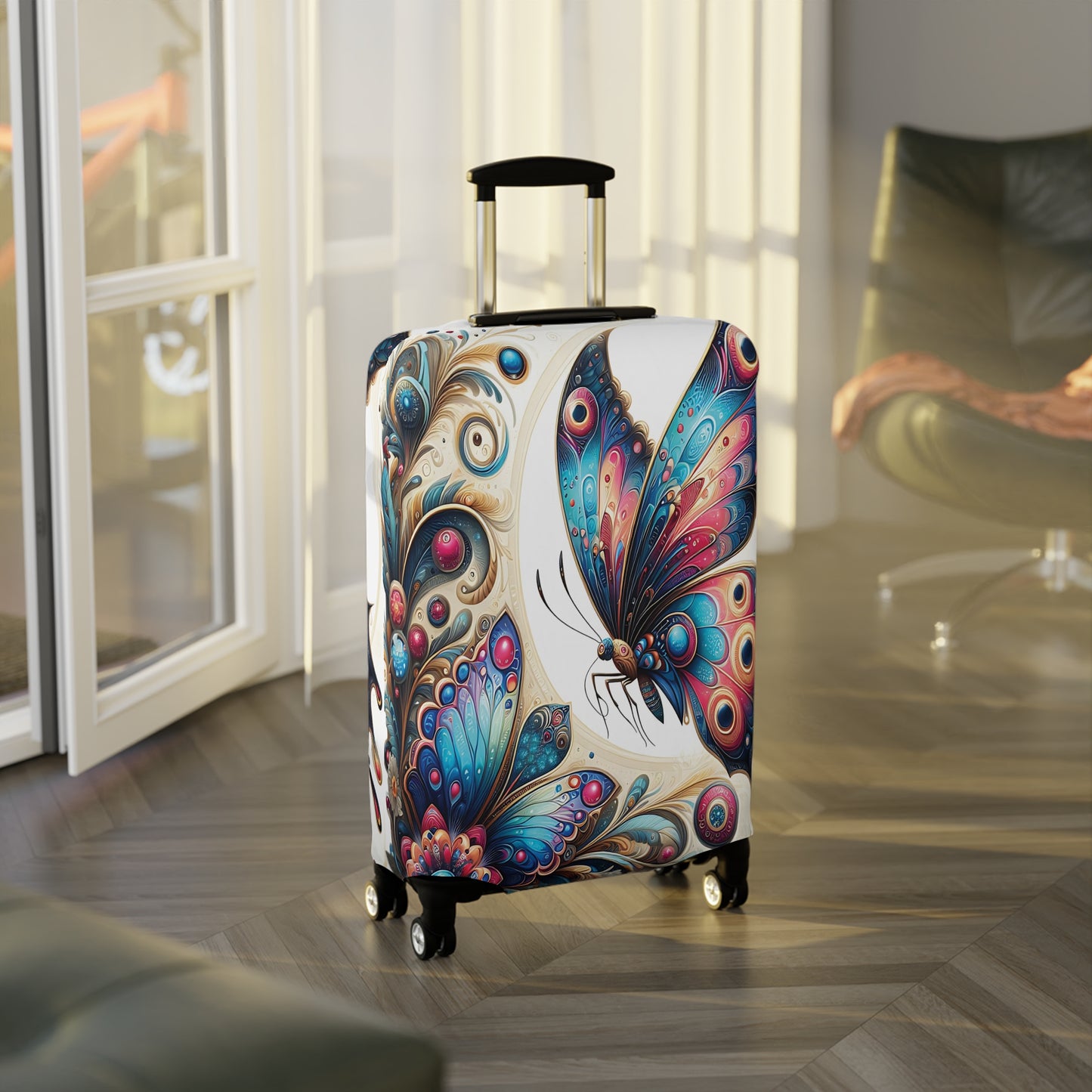 Luggage Cover, Butterfly, awd-448