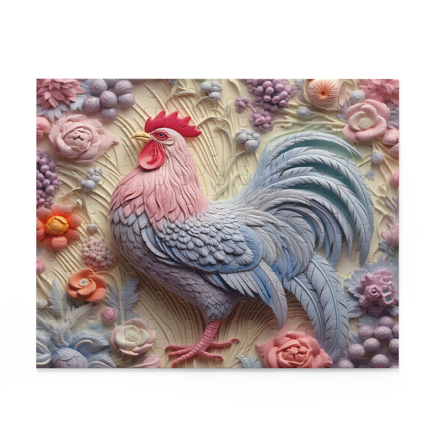 Personalised/Non-Personalised Puzzle, Chicken/Rooster (120, 252, 500-Piece)