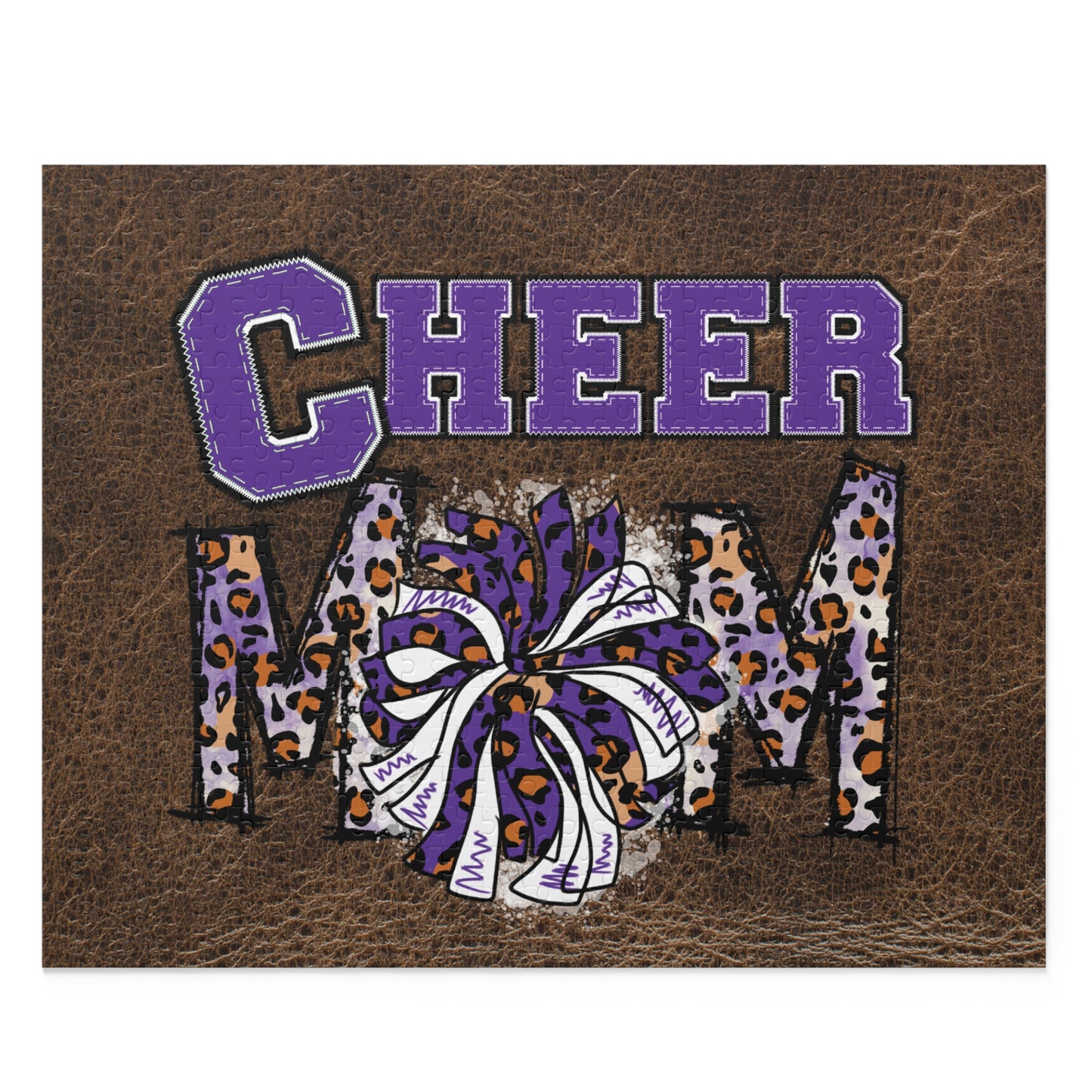 Personalised/Non-Personalised Puzzle, Cheer Mom (120, 252, 500-Piece)