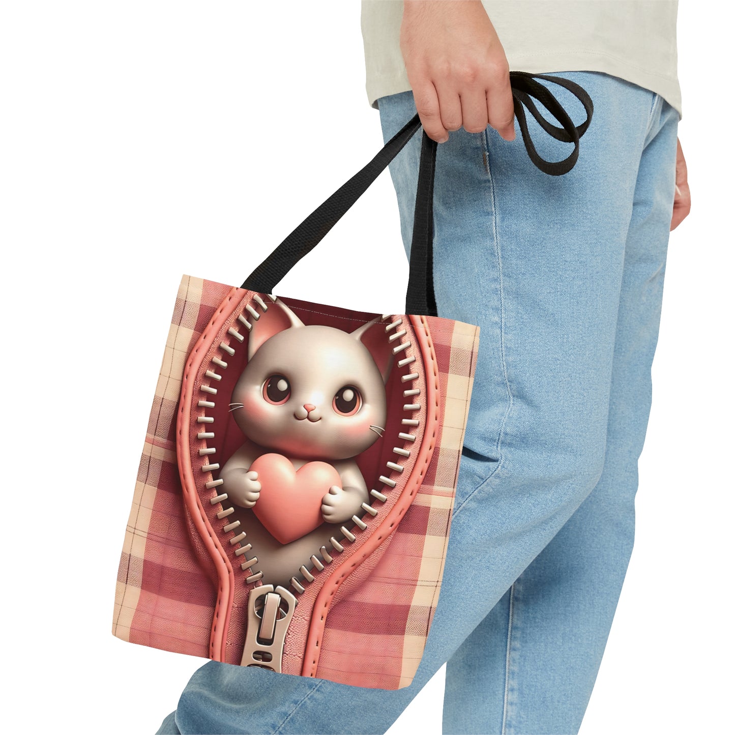 Tote Bag, Cat, Personalised/Non-Personalised Tote bag