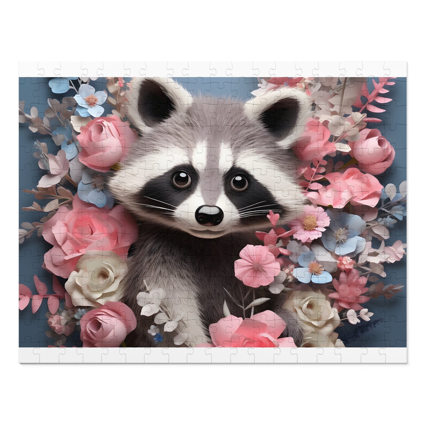 Jigsaw Puzzle, Racoon, Personalised/Non-Personalised (30, 110, 252, 500,1000-Piece)