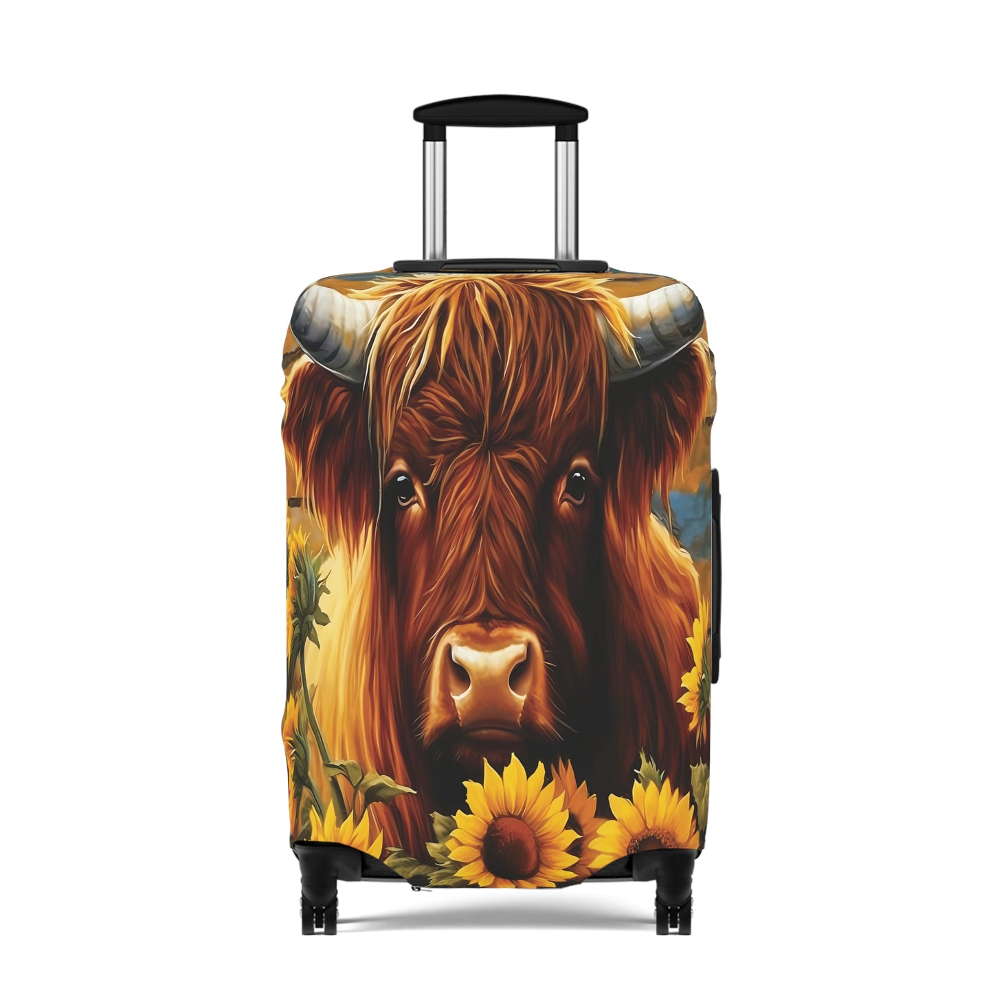 Luggage Cover, Highland Cow, awd-033