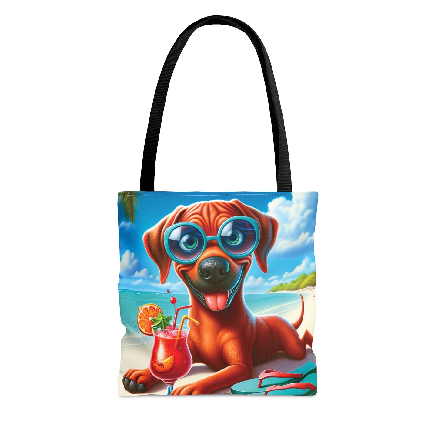 Tote Bag, Dog on Beach, RhodesianRidgeback, Tote bag,  awd-1238