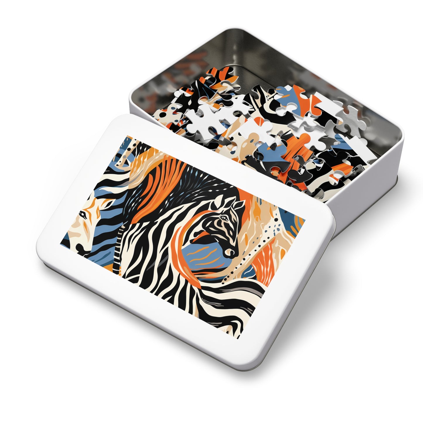 Jigsaw Puzzle, Zebra, Personalised/Non-Personalised (30, 110, 252, 500,1000-Piece)