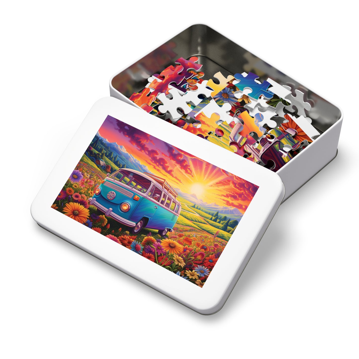 Puzzle, Combi Van, Personalised/Non-Personalised (30, 110, 252, 500,1000-Piece) awd-628