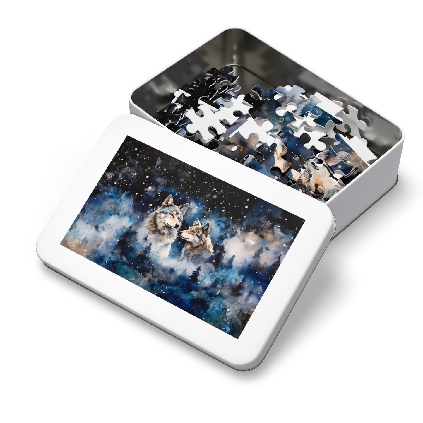 Puzzle, Wolves, Personalised/Non-Personalised (30, 110, 252, 500,1000-Piece)