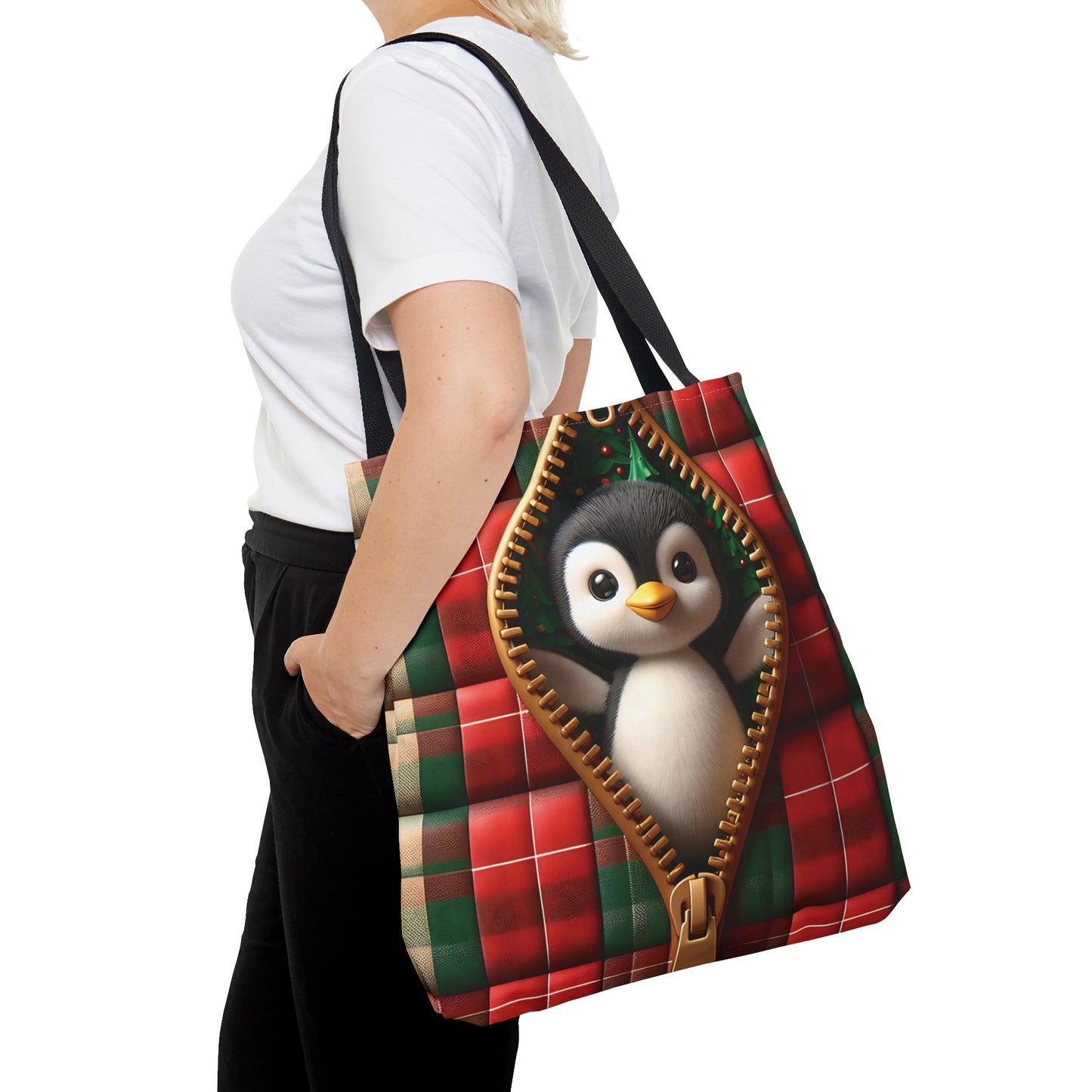 Tote Bag, Penguin, Personalised/Non-Personalised Tote bag