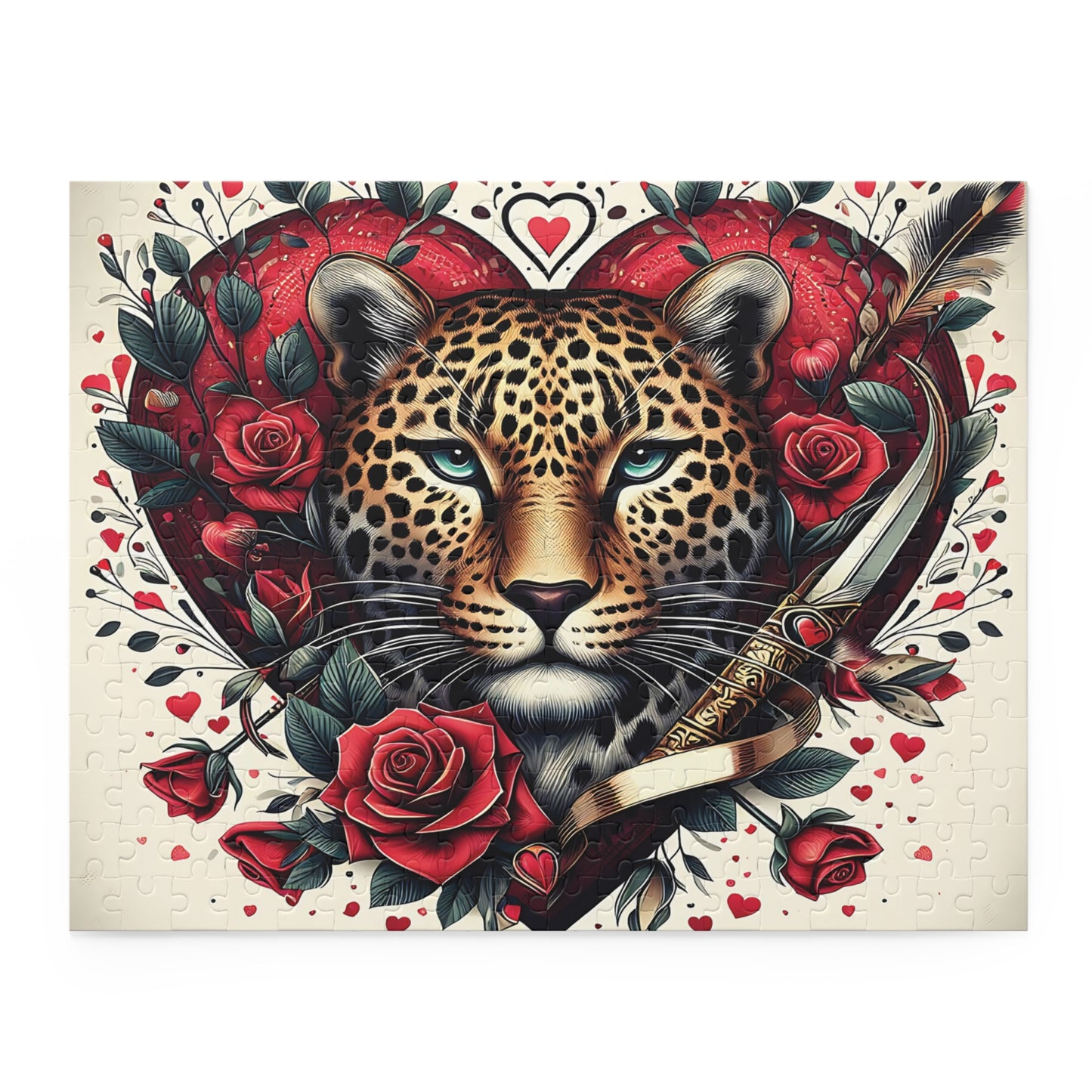 Personalised/Non-Personalised Puzzle, Cheetah (120, 252, 500-Piece)