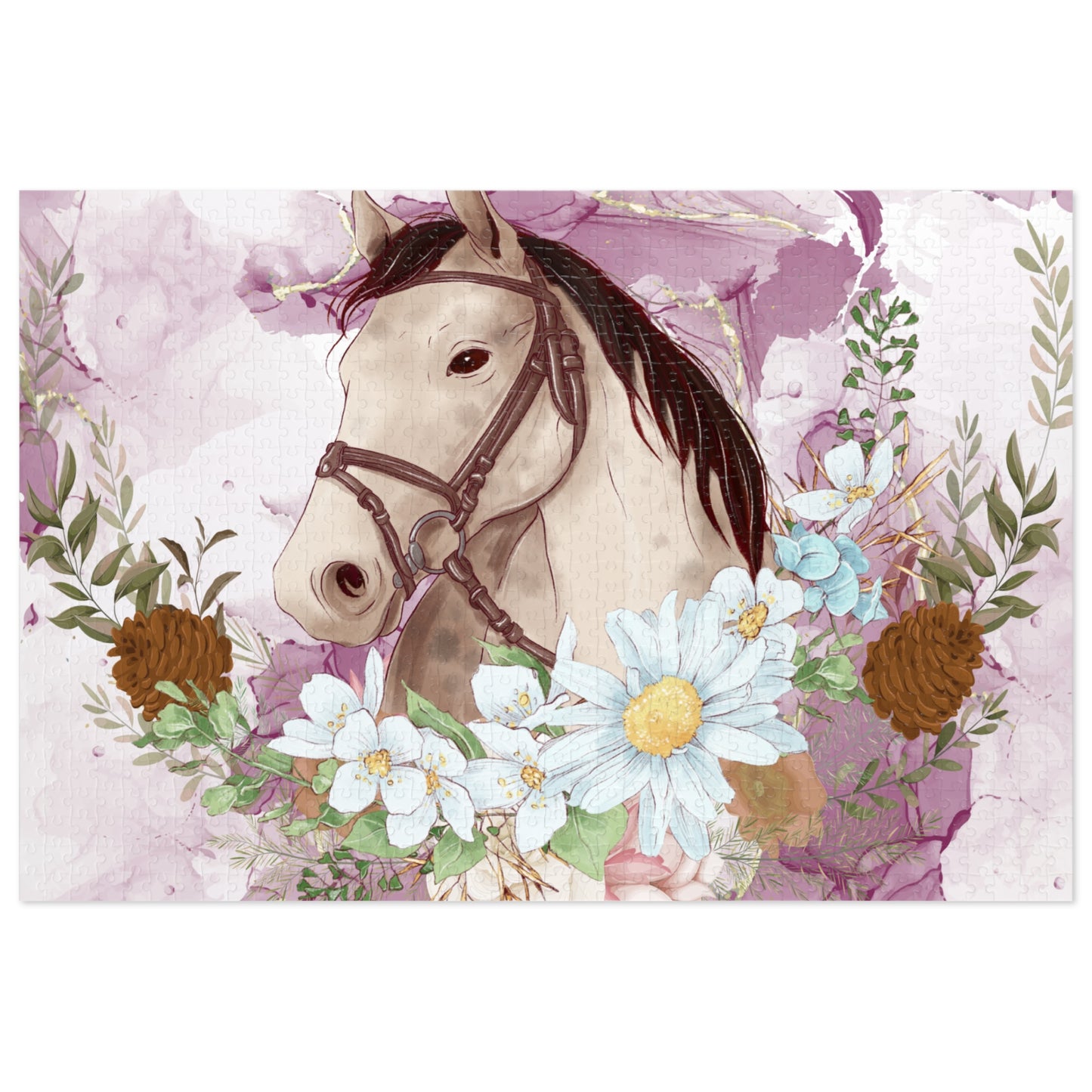 Jigsaw Puzzle, Horse, Personalised/Non-Personalised (30, 110, 252, 500,1000-Piece)