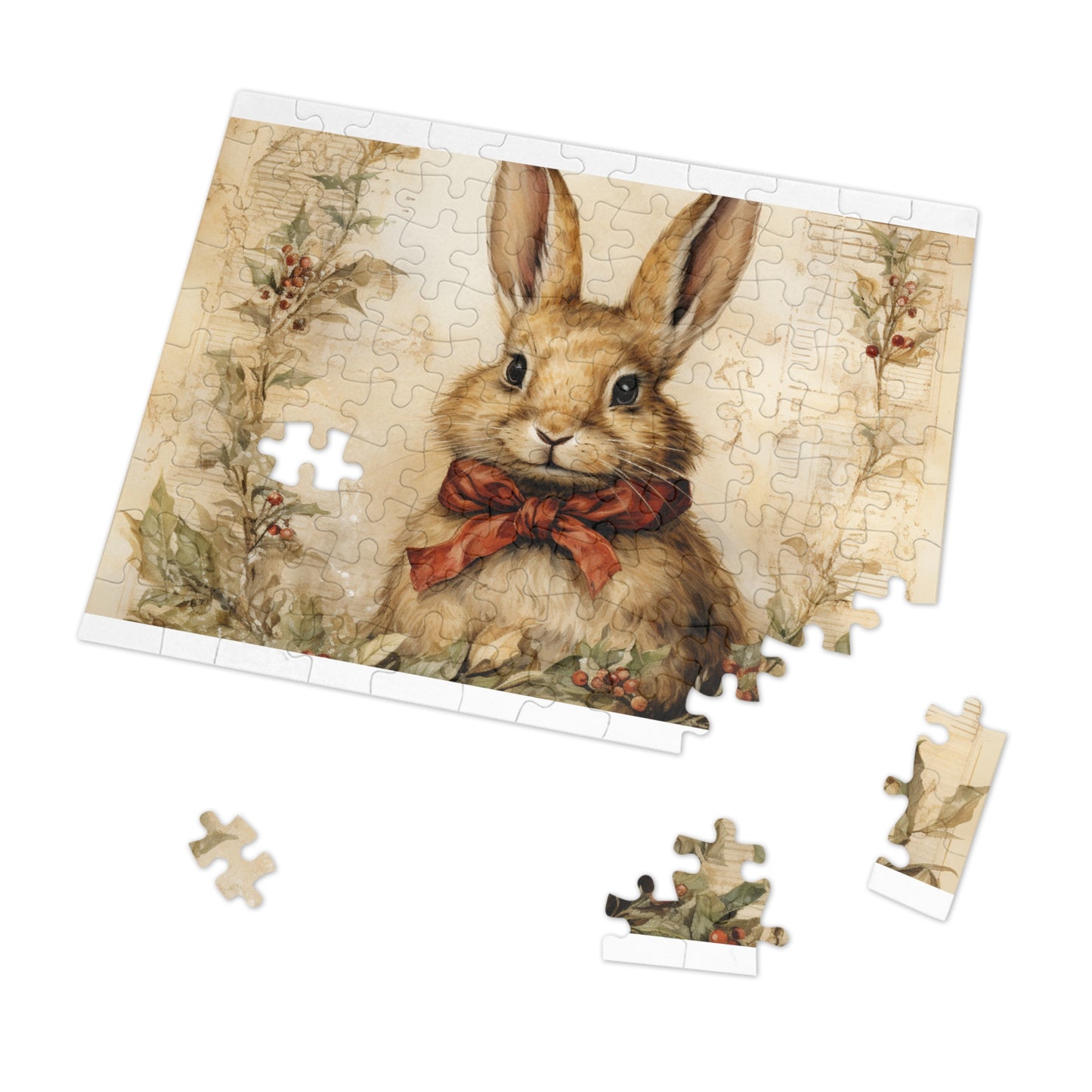 Jigsaw Puzzle, Rabbit, Personalised/Non-Personalised (30, 110, 252, 500,1000-Piece)