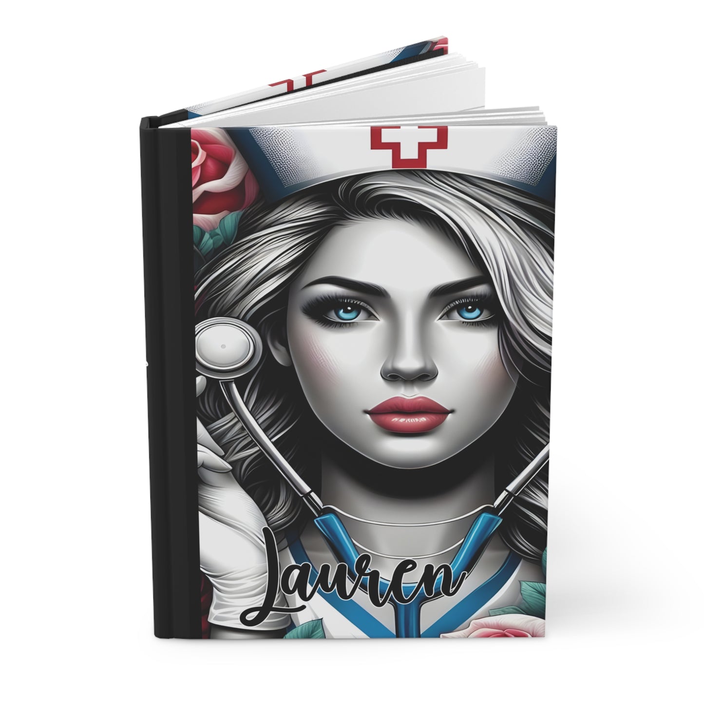 Personalised Hardcover Journal Matte, Nurse, awd-1432