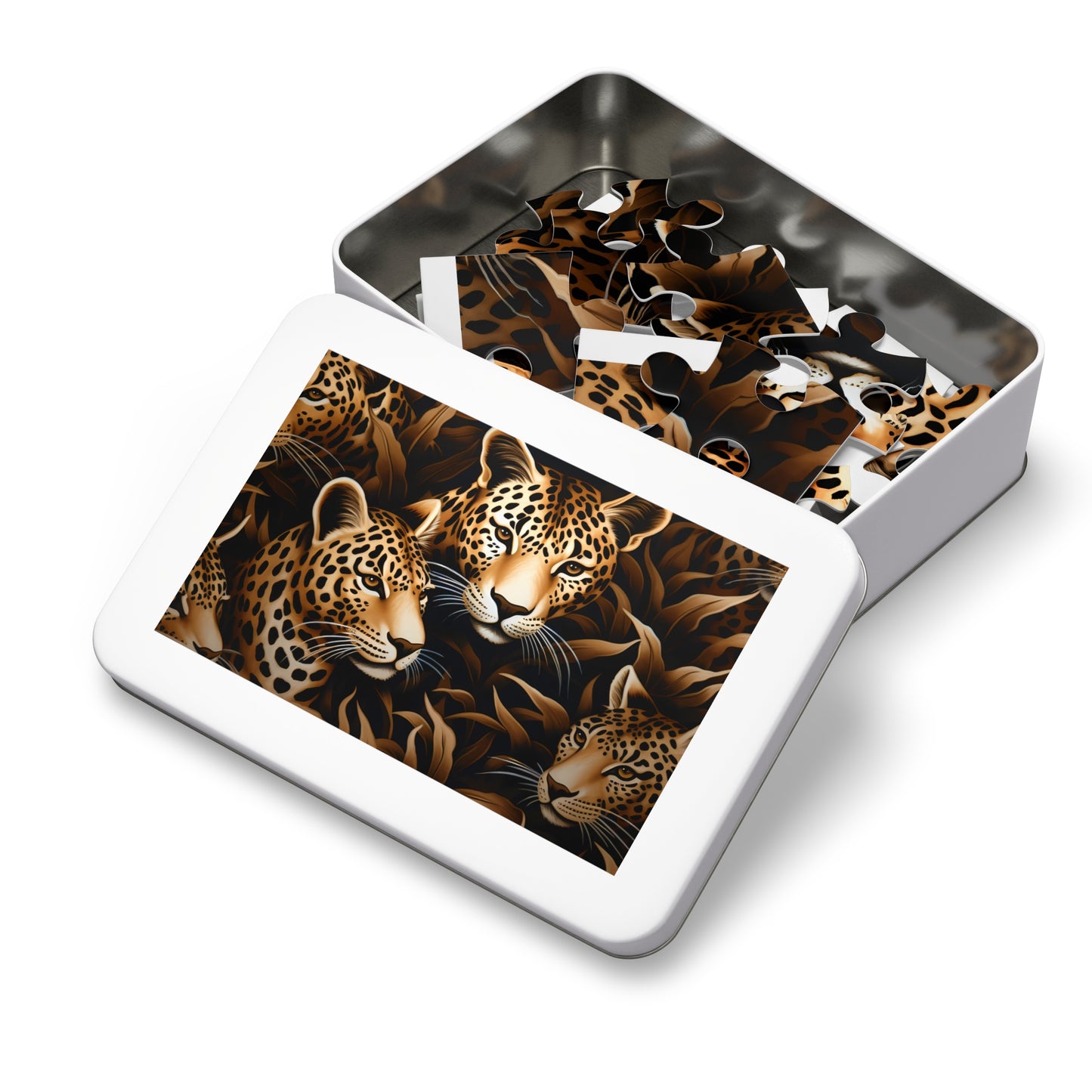 Jigsaw Puzzle, Leopard, Personalised/Non-Personalised (30, 110, 252, 500,1000-Piece)