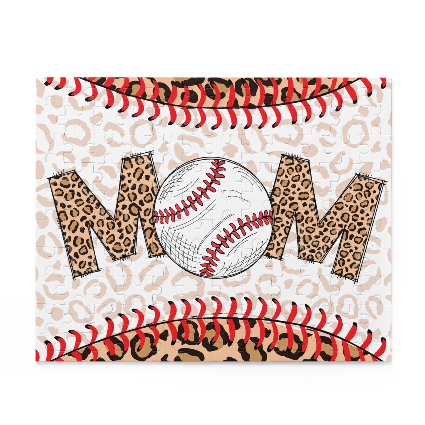 Personalised/Non-Personalised Puzzle, Softball Mom (120, 252, 500-Piece) awd-607