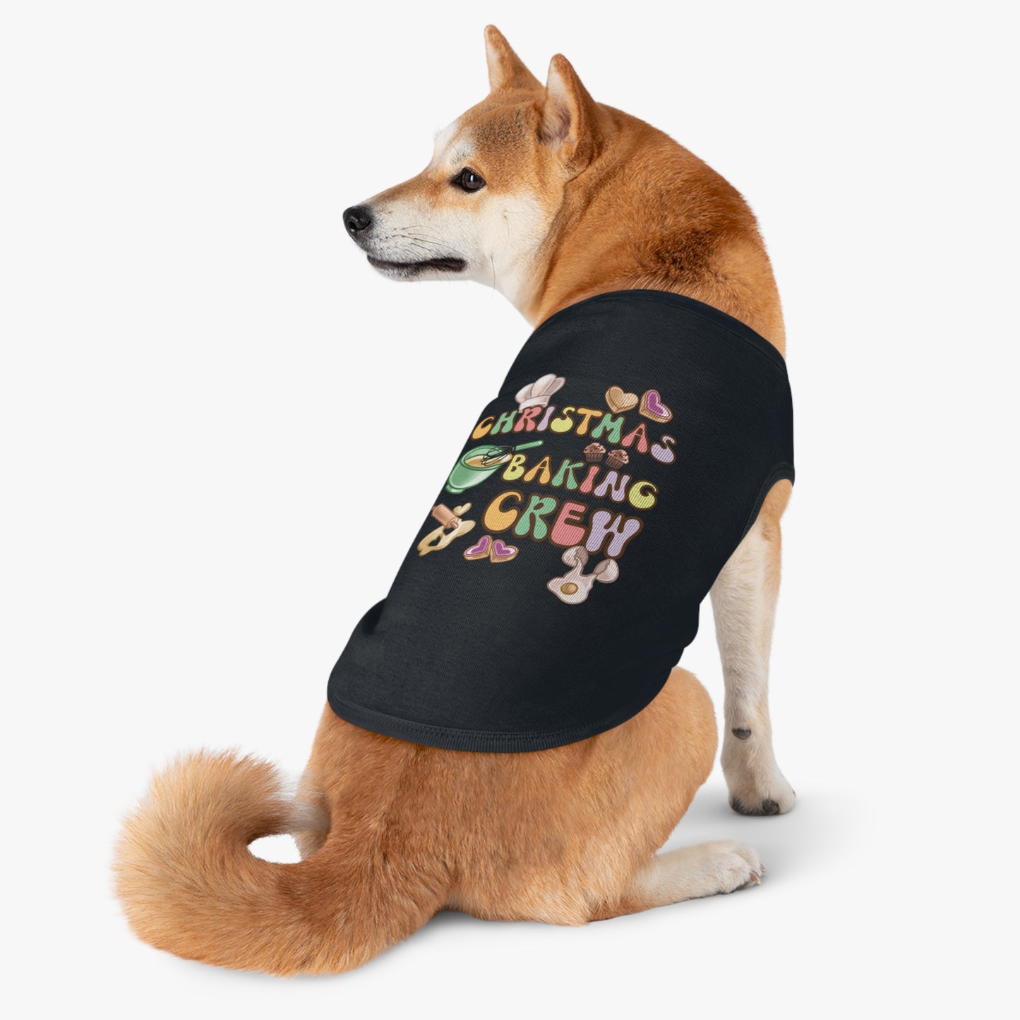 Pet Tank Top, Christmas Baking Crew, Christmas Pet Tank Top