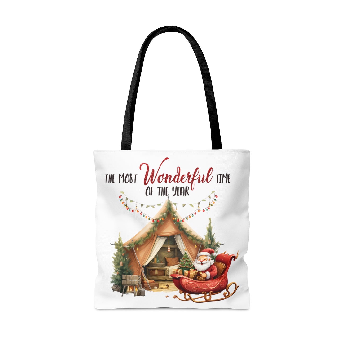 Tote Bag, Christmas, Camper