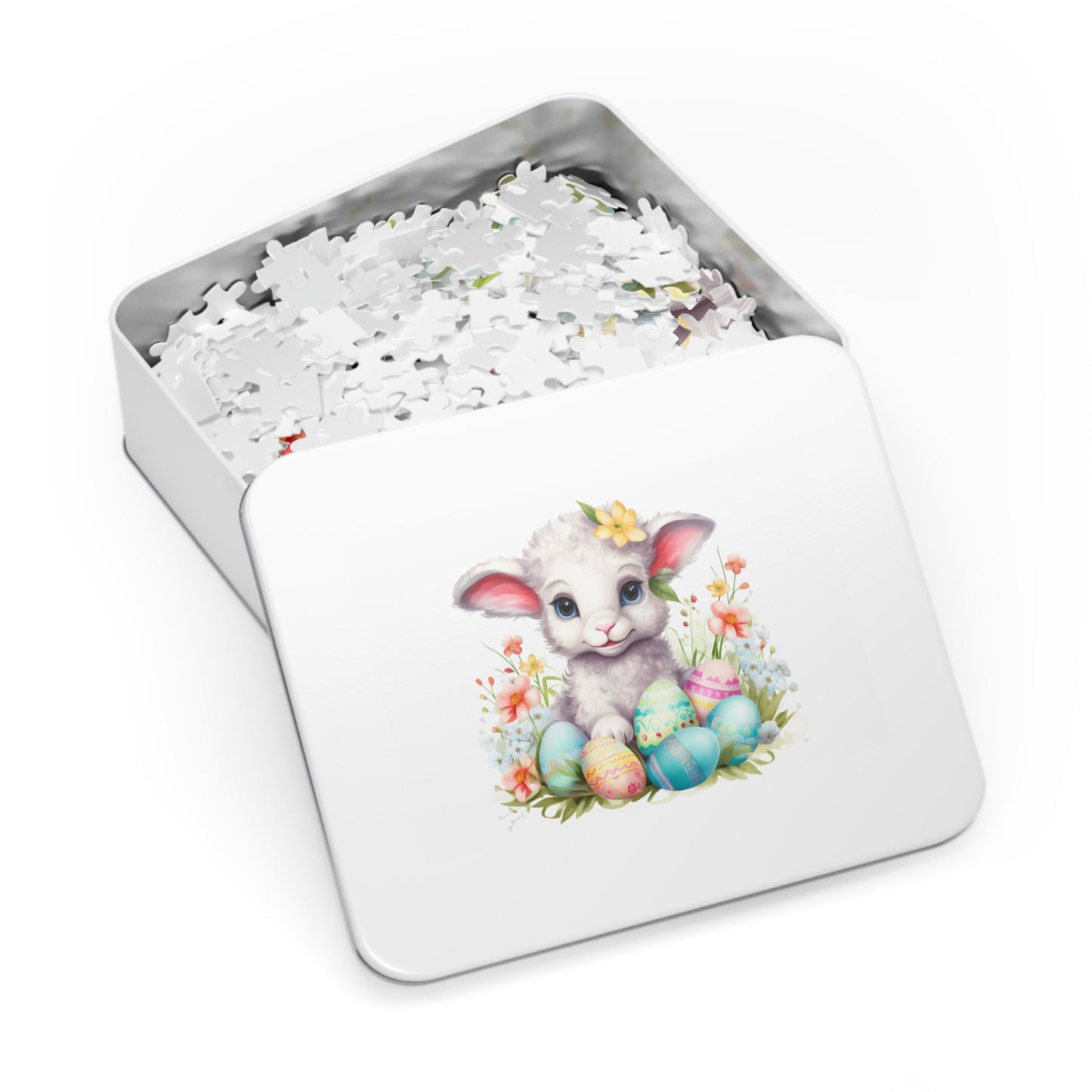 Jigsaw Puzzle, Easter, Lamb, Personalised/Non-Personalised (30, 110, 252, 500,1000-Piece)