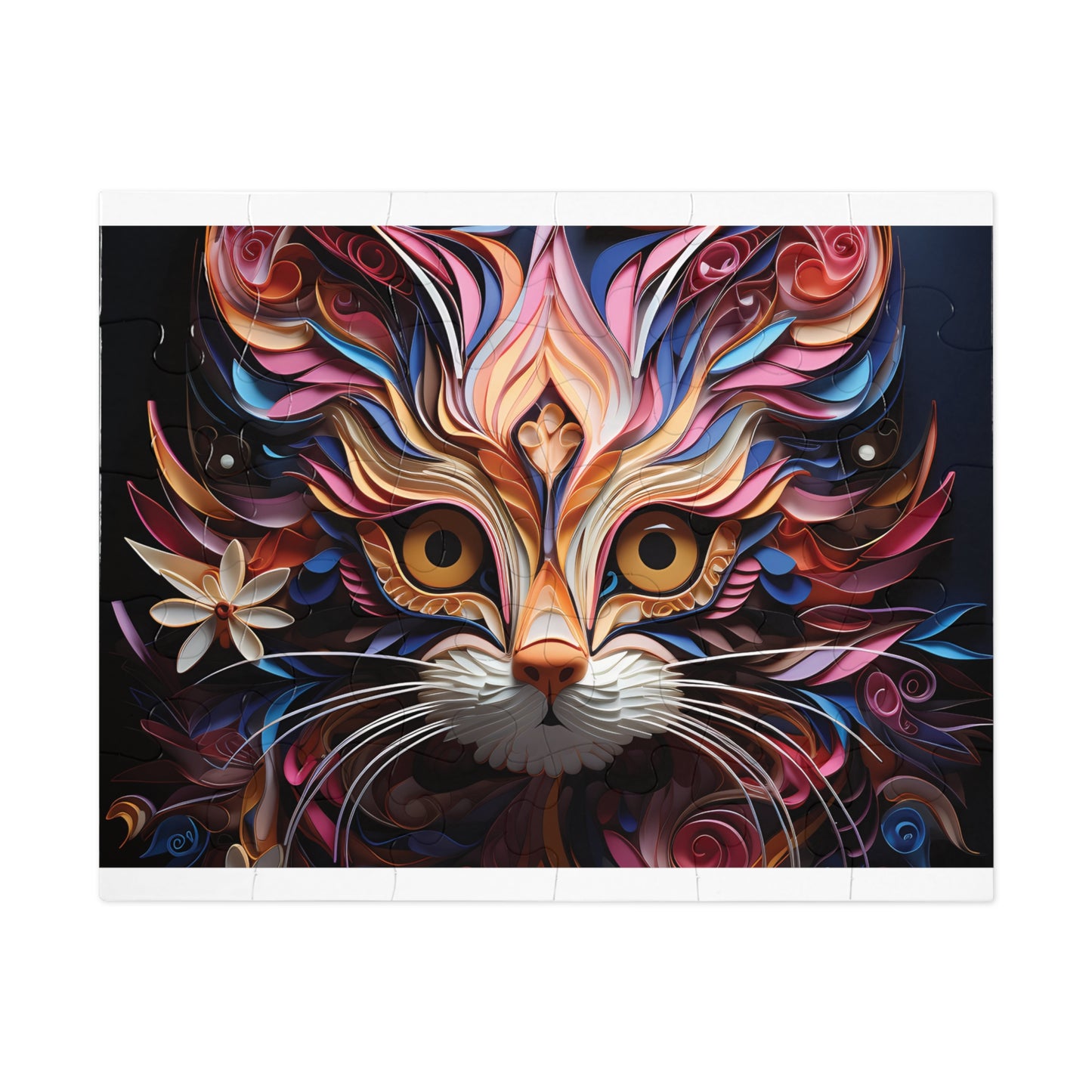 Jigsaw Puzzle, Cat, Personalised/Non-Personalised (30, 110, 252, 500,1000-Piece)