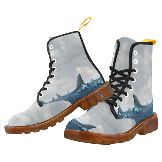Shark infested waters honey Martin Boots For Men Model 1203H
