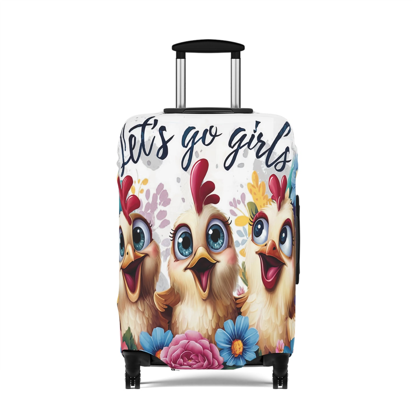 Luggage Cover, Chickens, Let's Go Girls, awd-1675