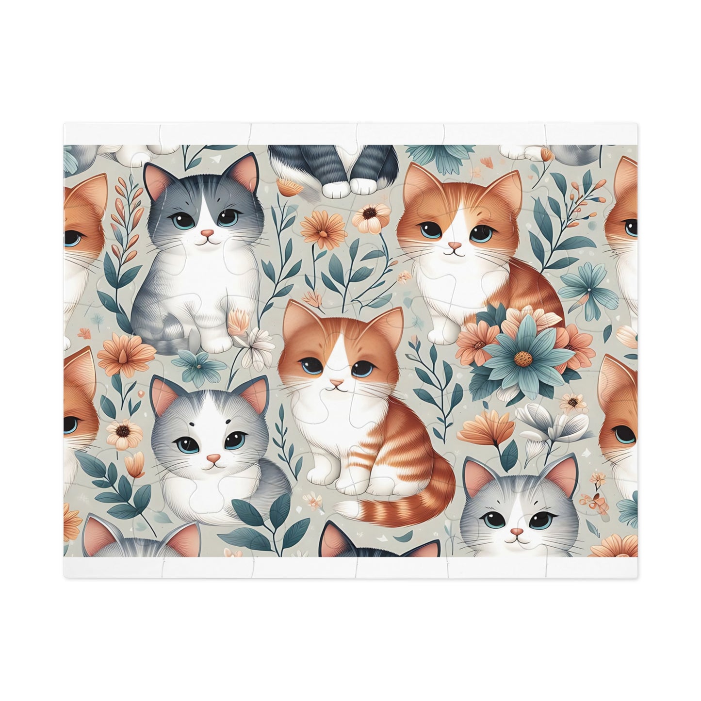 Jigsaw Puzzle, Cats, Personalised/Non-Personalised (30, 110, 252, 500,1000-Piece)