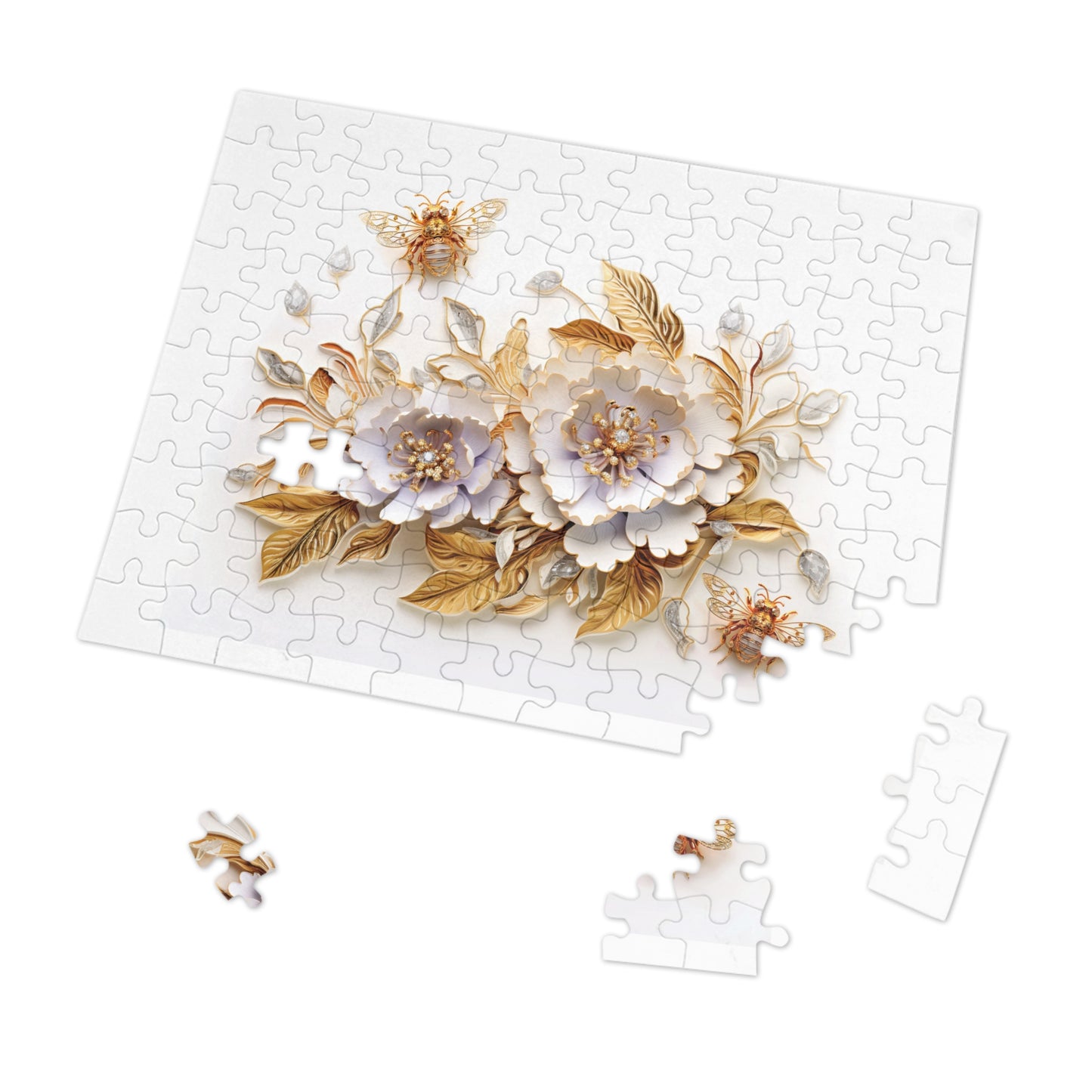 Jigsaw Puzzle, Floral, Personalised/Non-Personalised (30, 110, 252, 500,1000-Piece)