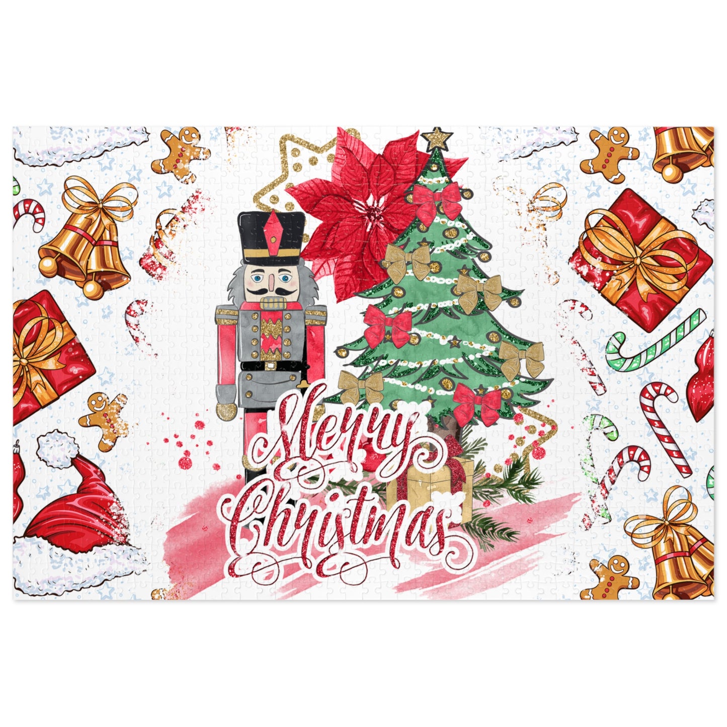 Puzzle, Christmas Nutcracker, Personalised/Non-Personalised (30, 110, 252, 500,1000-Piece)