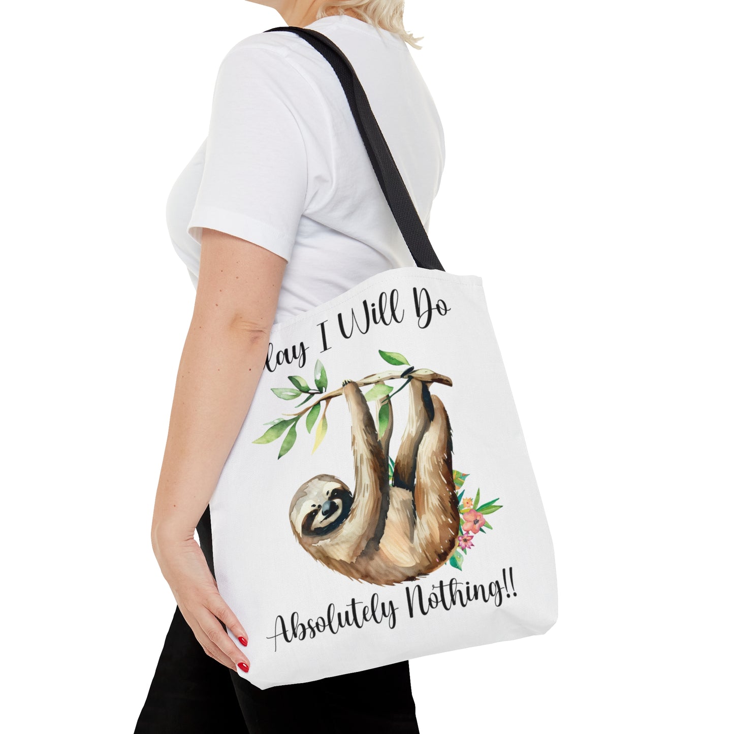 Tote Bag, Sloth, Personalised/Non-Personalised Tote bag