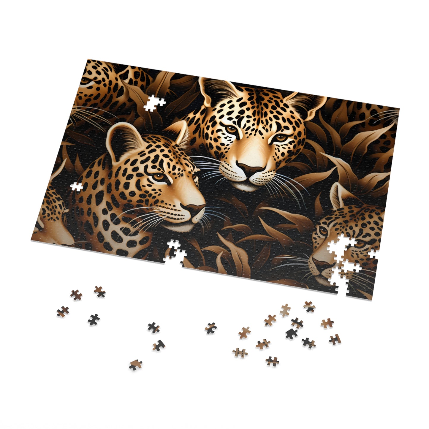 Jigsaw Puzzle, Leopard, Personalised/Non-Personalised (30, 110, 252, 500,1000-Piece)