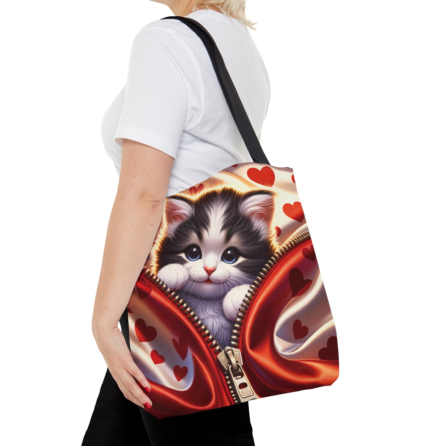 Tote Bag, Cat, Personalised/Non-Personalised Tote bag