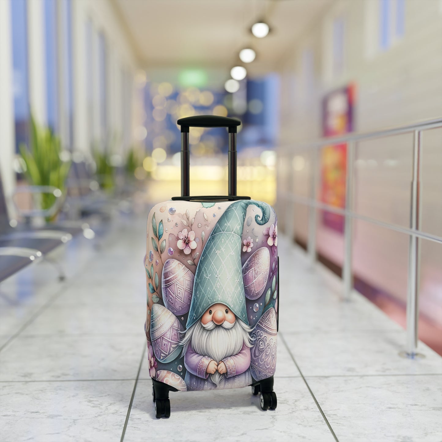 Luggage Cover, Easter, Gnome, awd-715