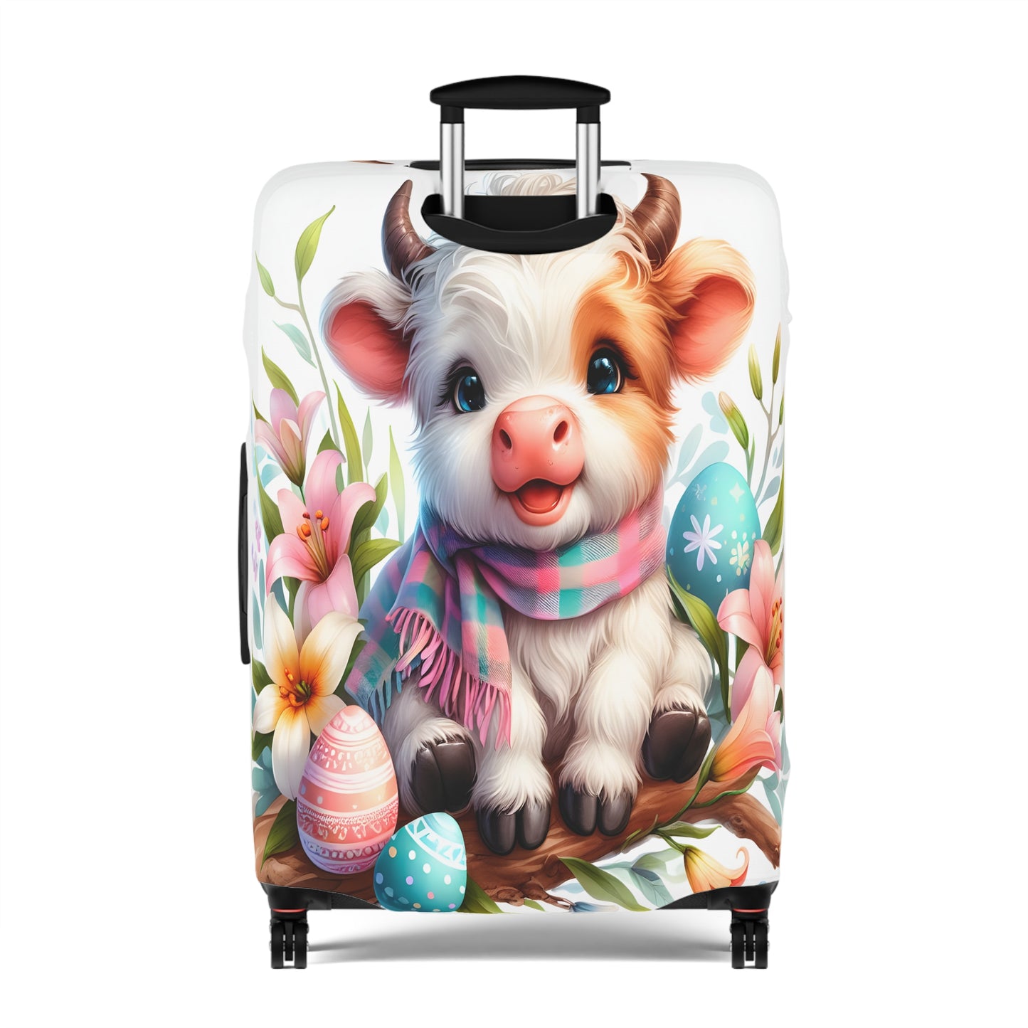 Luggage Cover, Cow, awd-1629