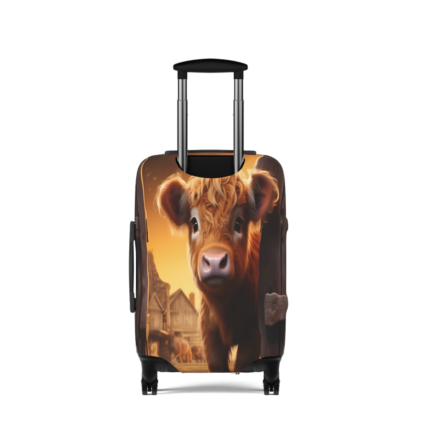 Luggage Cover, Highland Cow, awd-045