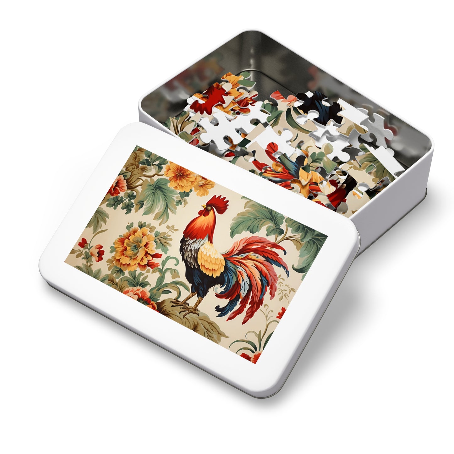 Jigsaw Puzzle, Chicken/Rooster, Personalised/Non-Personalised (30, 110, 252, 500,1000-Piece)