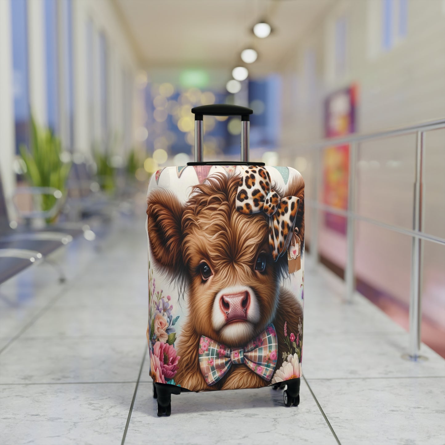 Luggage Cover, Highland Cow, awd-5009