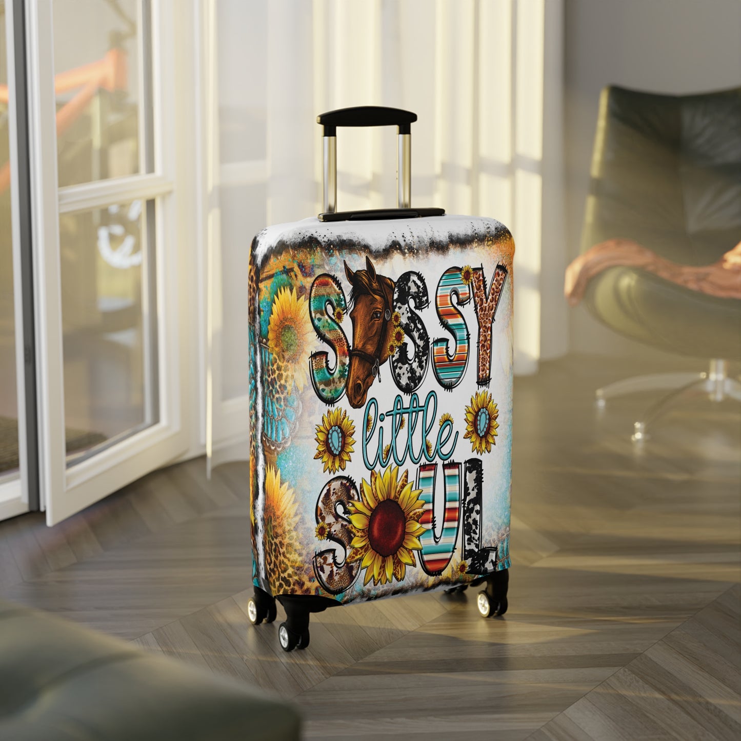 Luggage Cover, Country and Western, Sassy Little Soul, awd-1017