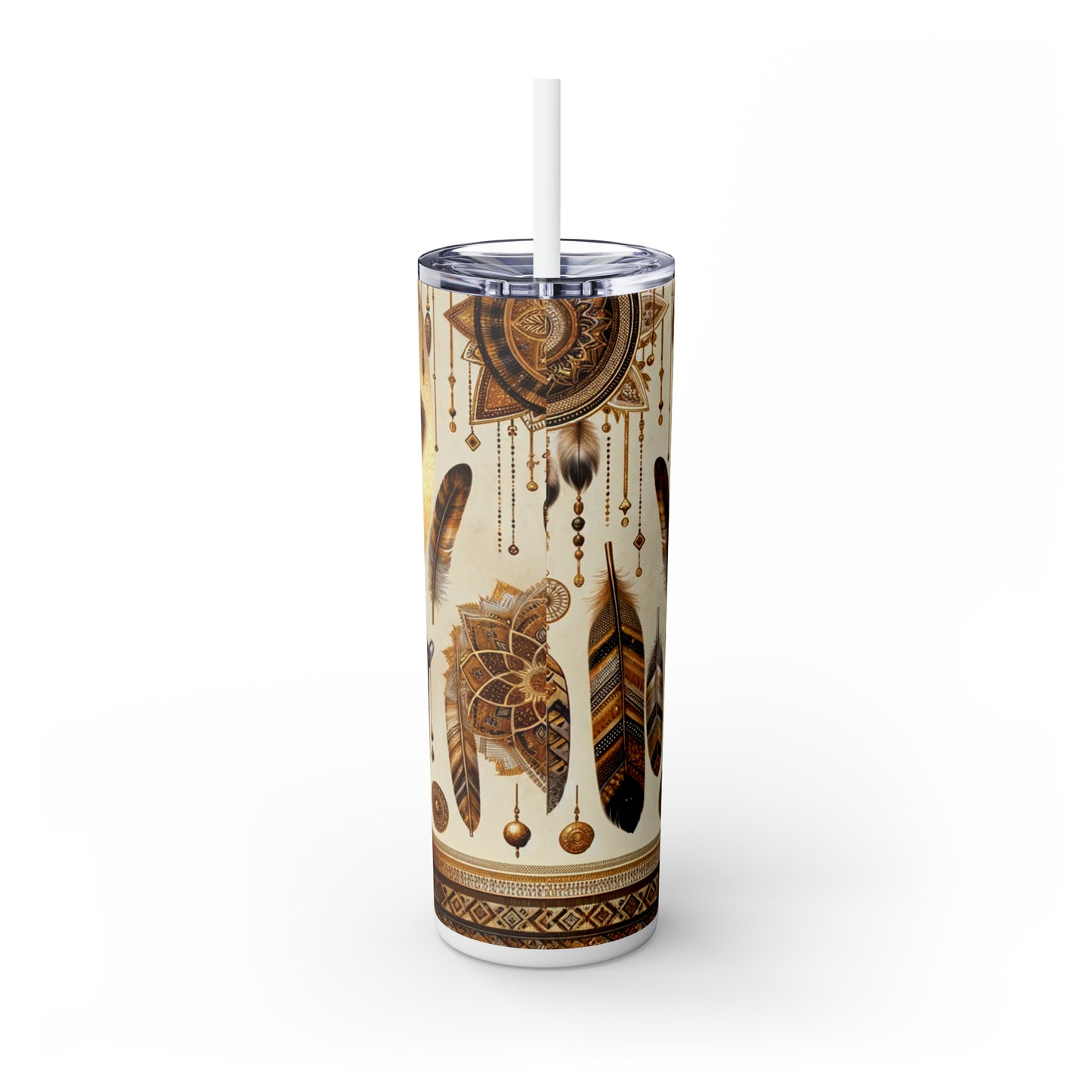 Skinny Tumbler with Straw, 20oz, Highland Cow, awd-705