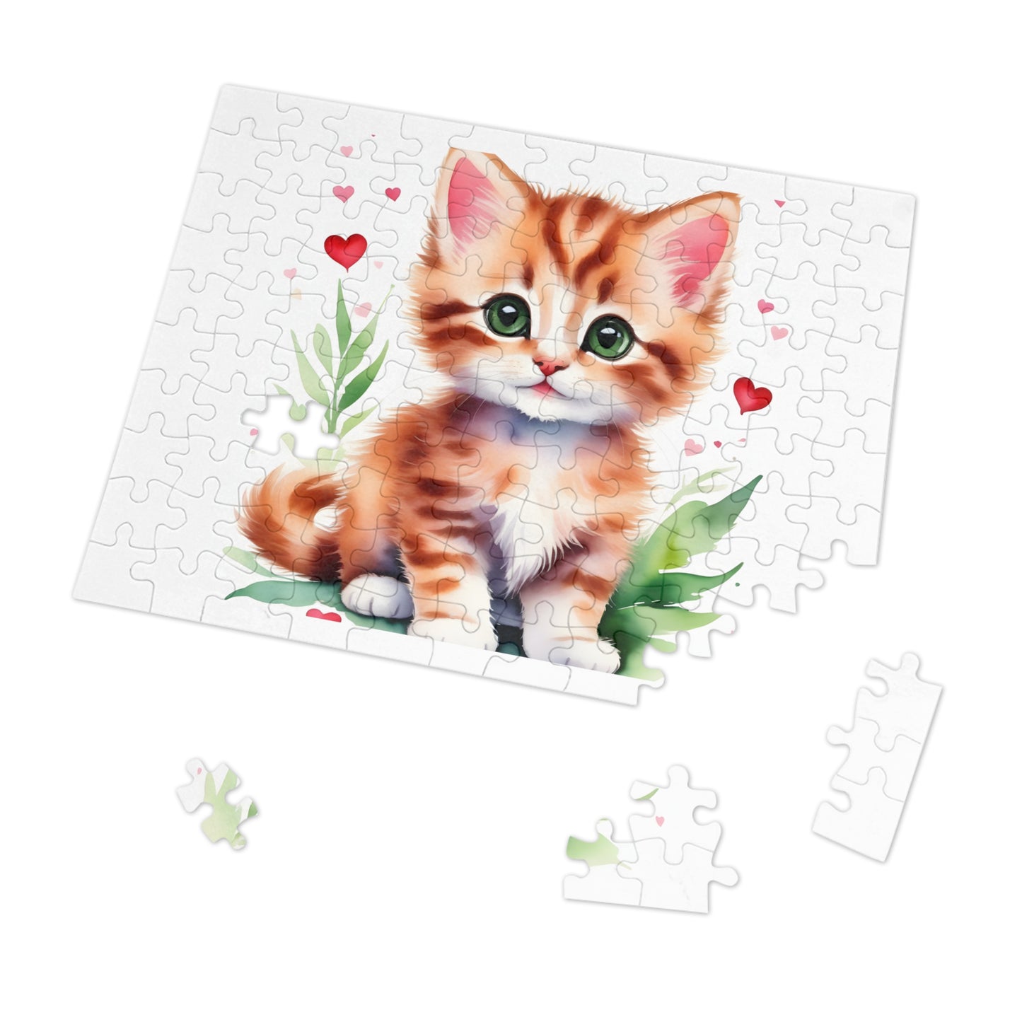 Jigsaw Puzzle, Cat, Personalised/Non-Personalised (30, 110, 252, 500,1000-Piece)