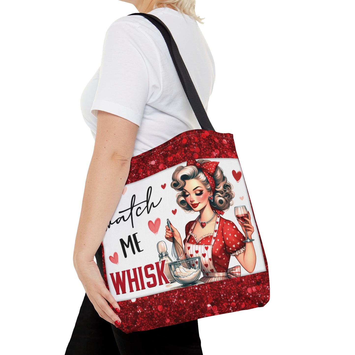 Tote Bag, Retro, Watch Me Whisk