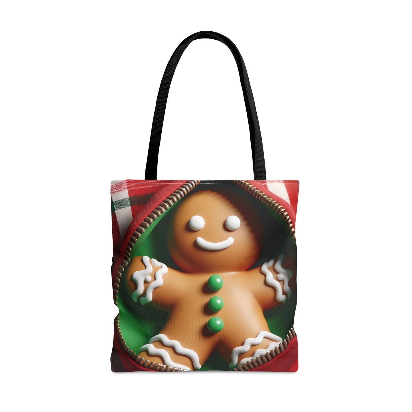 Tote Bag, Christmas, Gingerbread Man