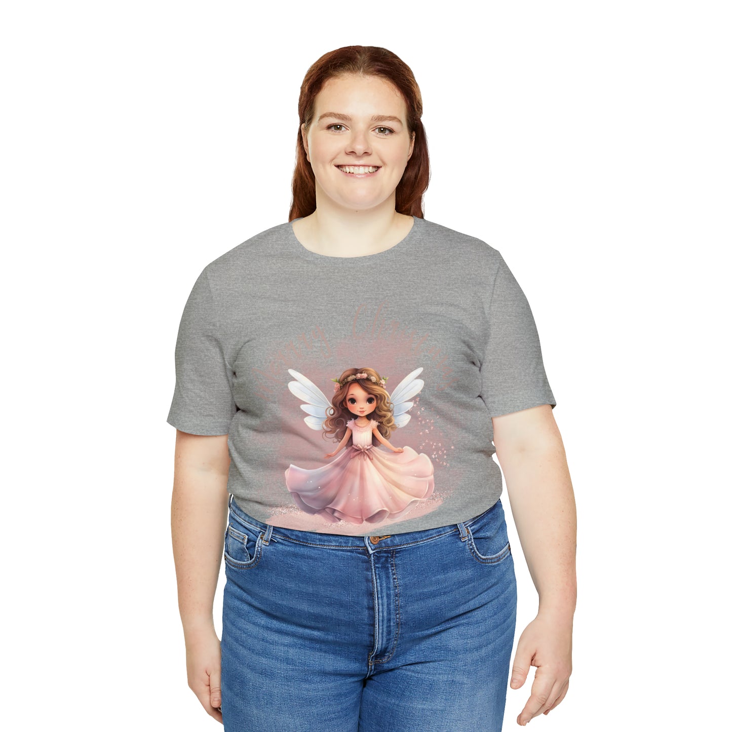 Unisex Jersey Short Sleeve Tee Christmas, Women's Fairy T-shirt A-00007