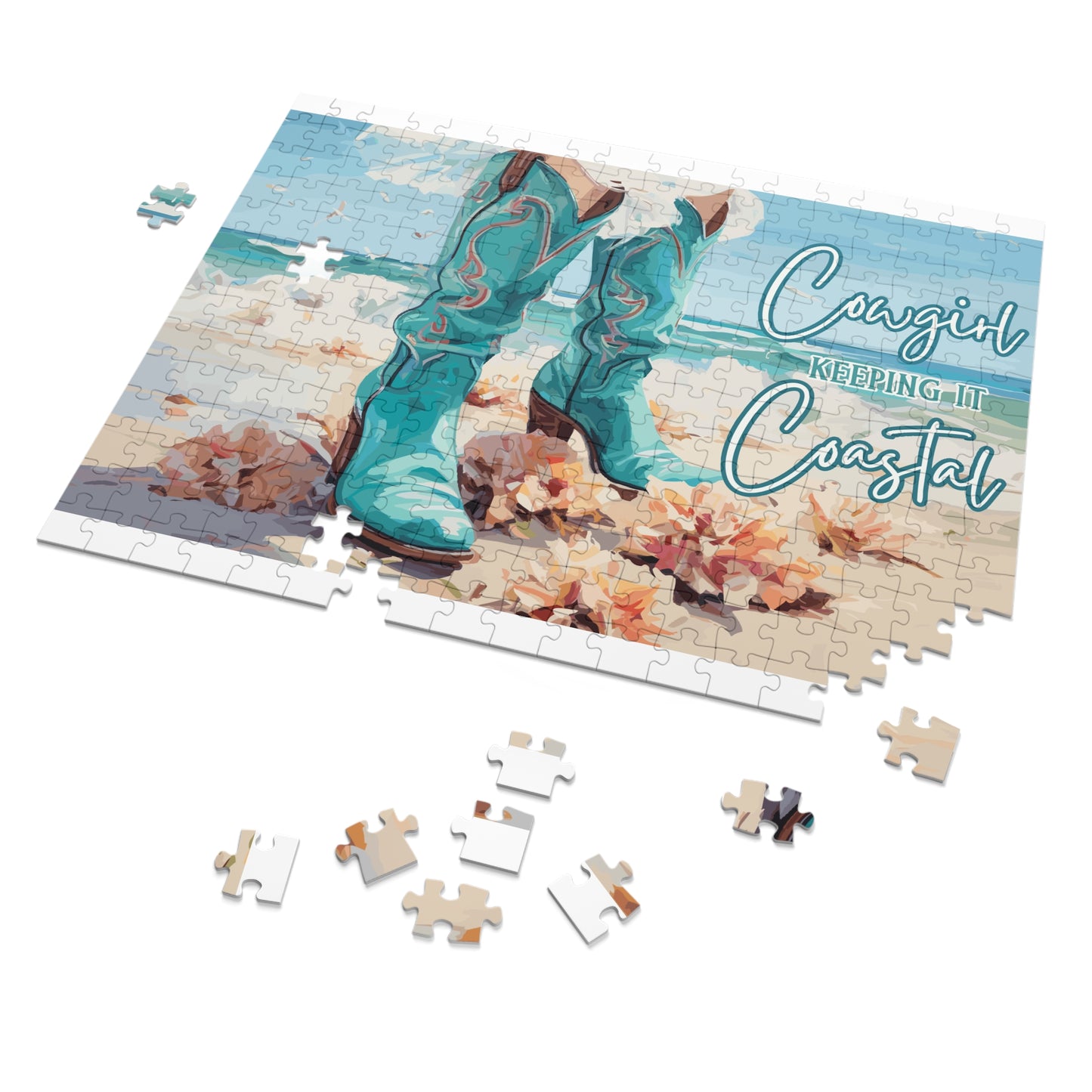 Jigsaw Puzzle, Country Girl, Personalised/Non-Personalised (30, 110, 252, 500,1000-Piece)