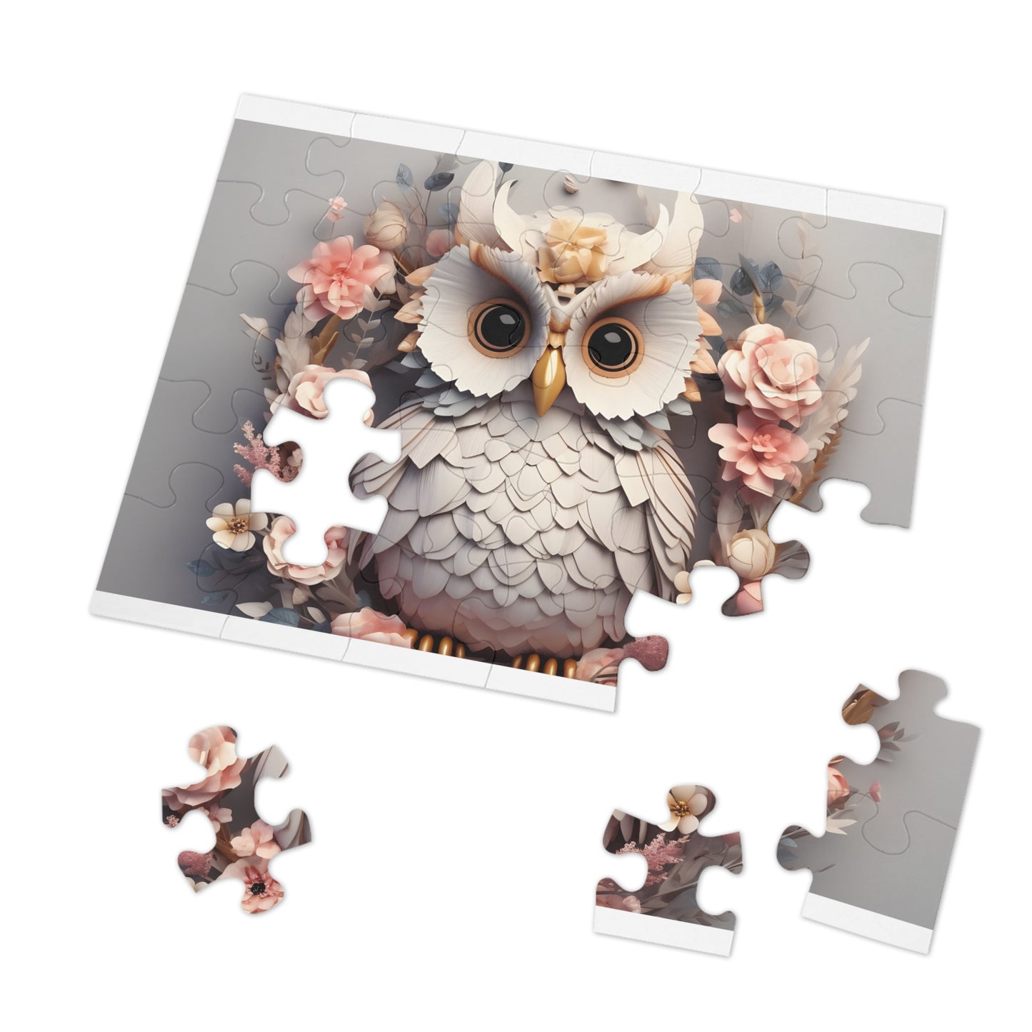 Jigsaw Puzzle, Owl, Personalised/Non-Personalised (30, 110, 252, 500,1000-Piece)