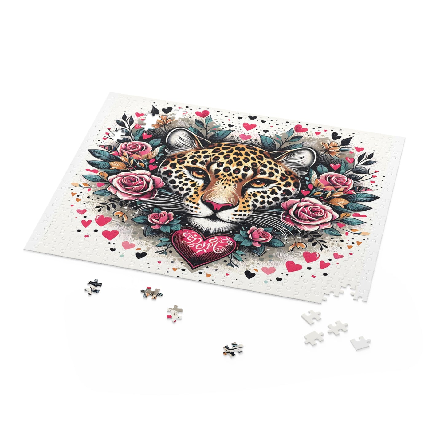 Personalised/Non-Personalised Puzzle, Cheetah (120, 252, 500-Piece)