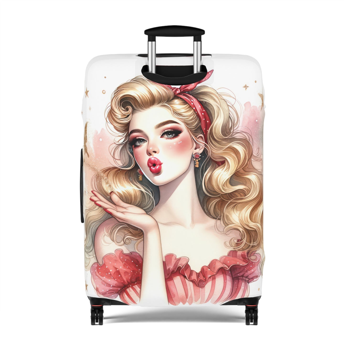 Luggage Cover, Coquette Girl, awd-1464