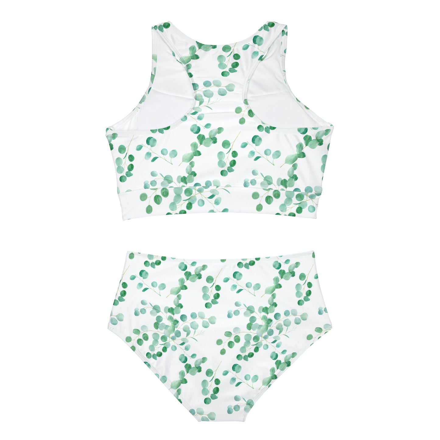 Australian Eucalyptus Leaves Women's Sporty Bikini Set