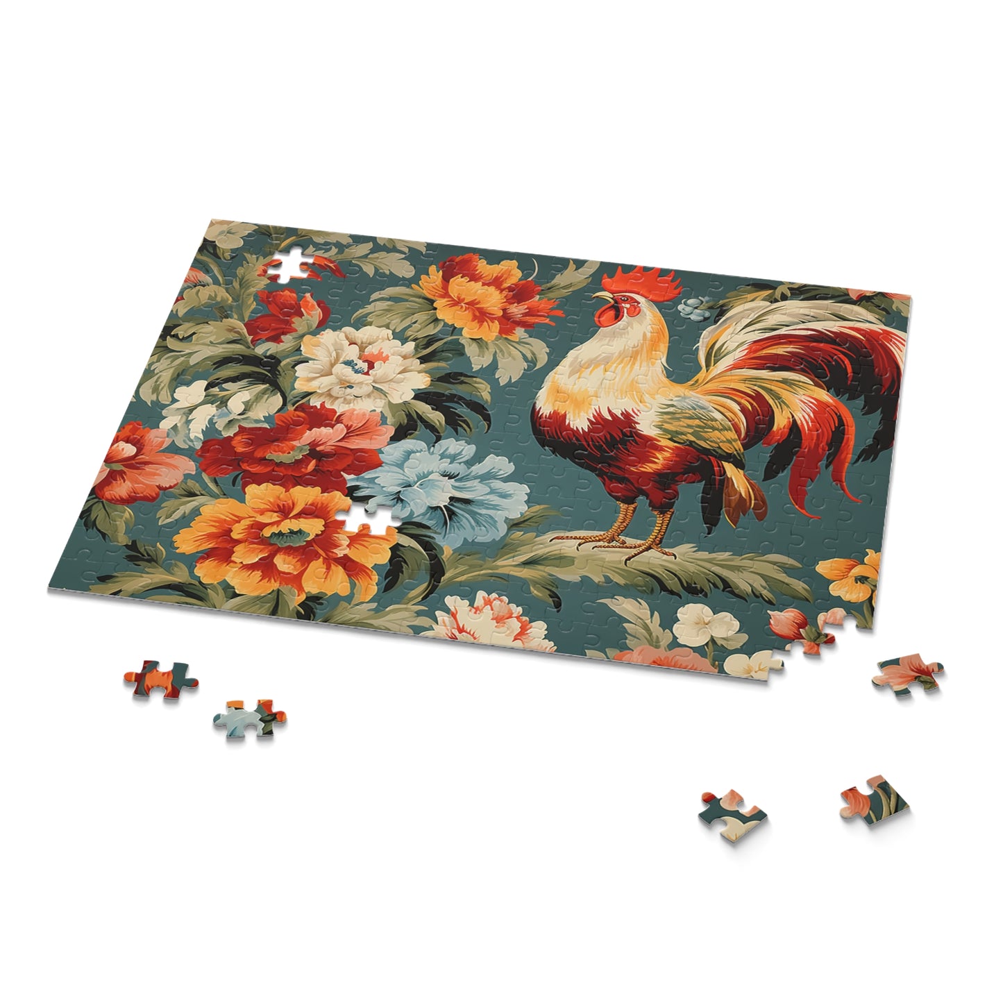 Personalised/Non-Personalised Puzzle, Chickens/Rooster (120, 252, 500-Piece)